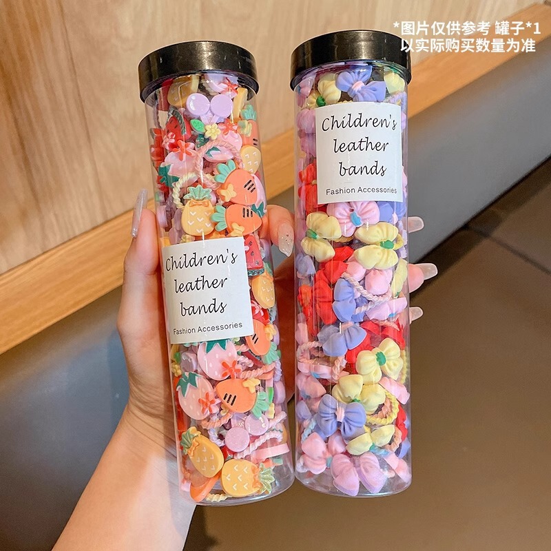 宝宝拇指发圈女童皮筋弹性好不伤发可爱啾啾头绳扎头发橡皮筋|undefined