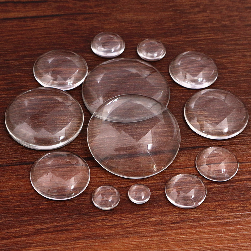 Time Gem Transparent Glass Flat Round 6~58mm Manufacturer Wholesale Large Quantity and Excellent Price DIY Jewelry Accessories