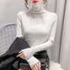 Hot diamond thickened two pile neckline with diamond inlaid sweater for women's knitting