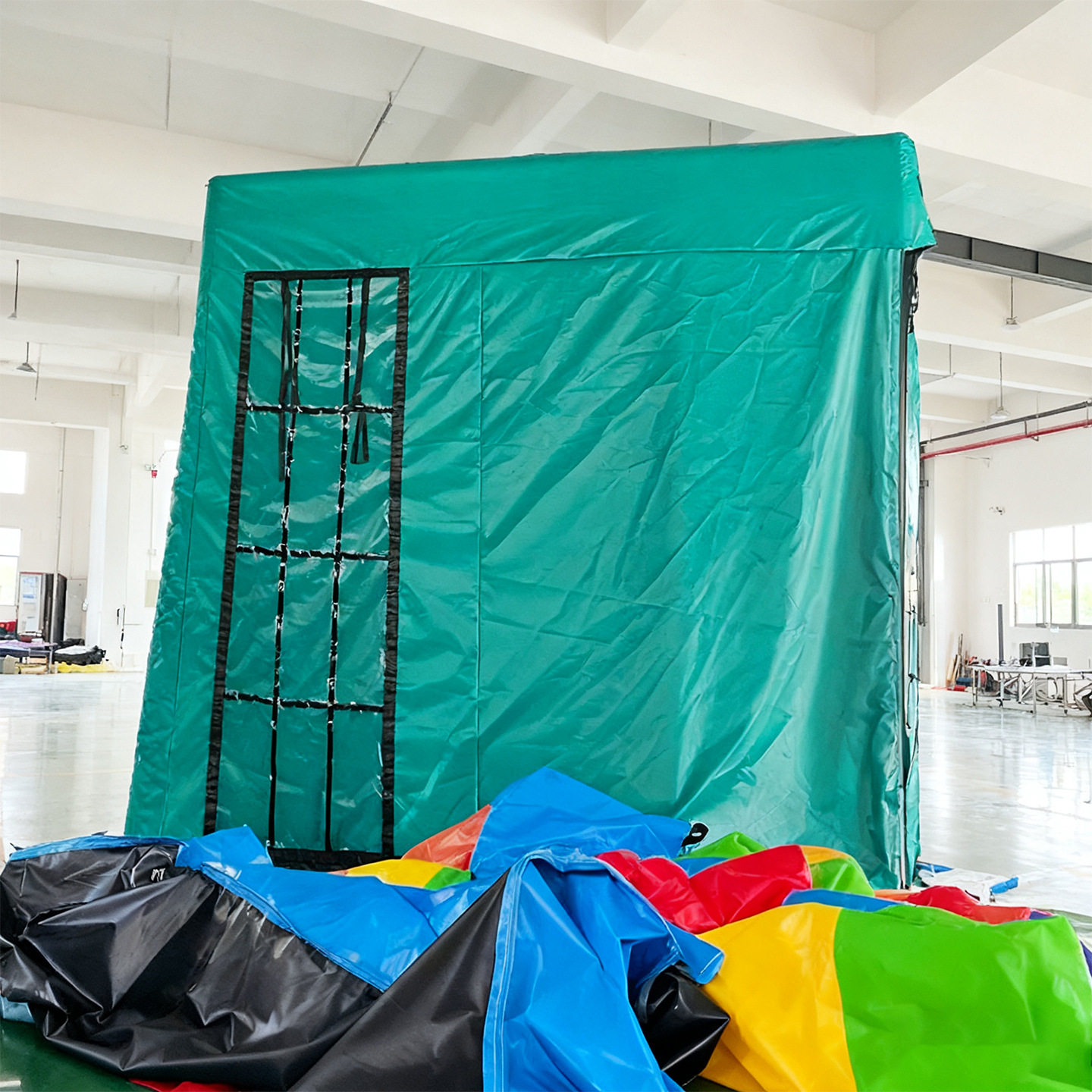 Camping al aire libre tienda de campaña inflable portátil ligera rápida inflable impermeable casa tipo cojín de aire camping montaña tienda de campaña