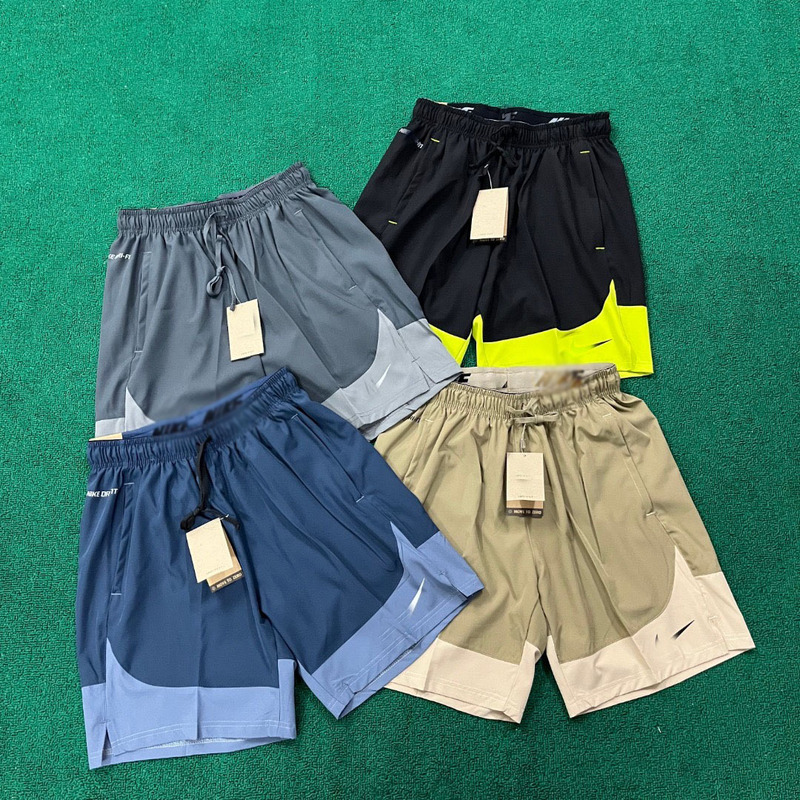 Running New Sports Slit Quick-Drying Woven Five-Point Pants Loose Breathable Fitness Casual Training Shorts Men's Summer