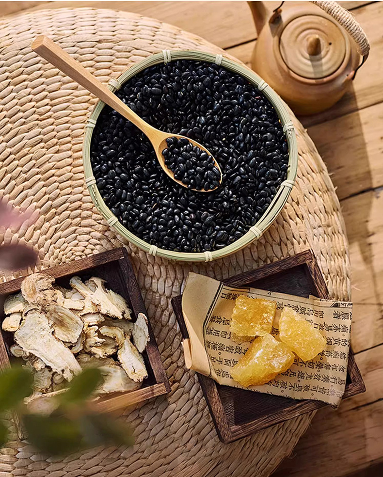 Ready to Eat Angelica Black Beans 400g Traditional Steam Cooked No Additives Women's Nourishment details