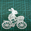 Metal rabbit, cutting die, handmade