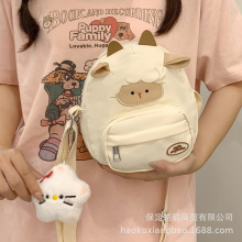 可爱小羊卡通小包包女 ins日系百搭休闲单肩学生手机包少女斜挎包