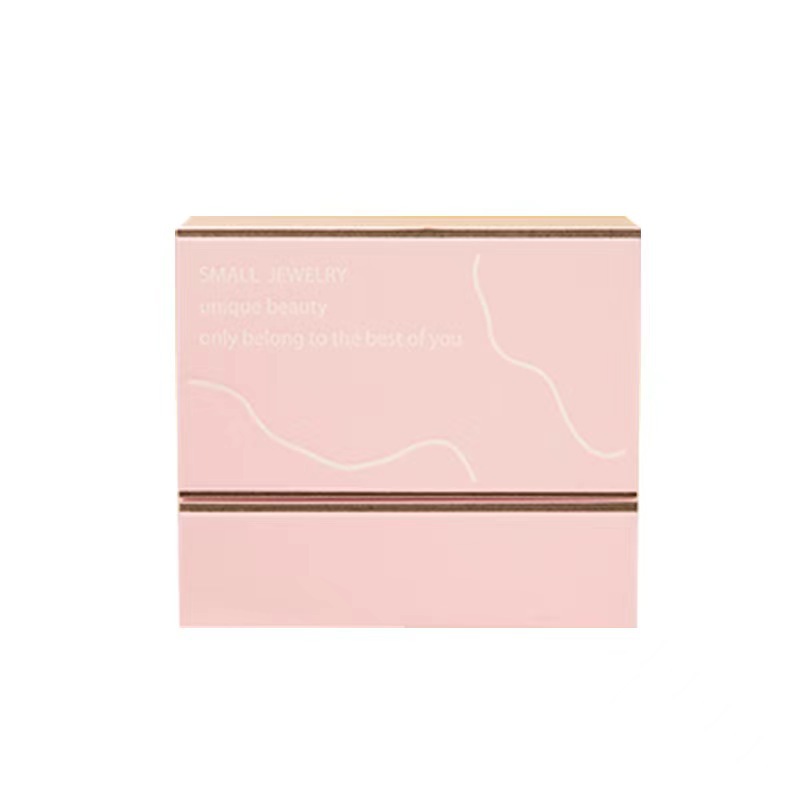 라이트 핑크 접이식 상자, 8X9X4.5CM(빈 상자)