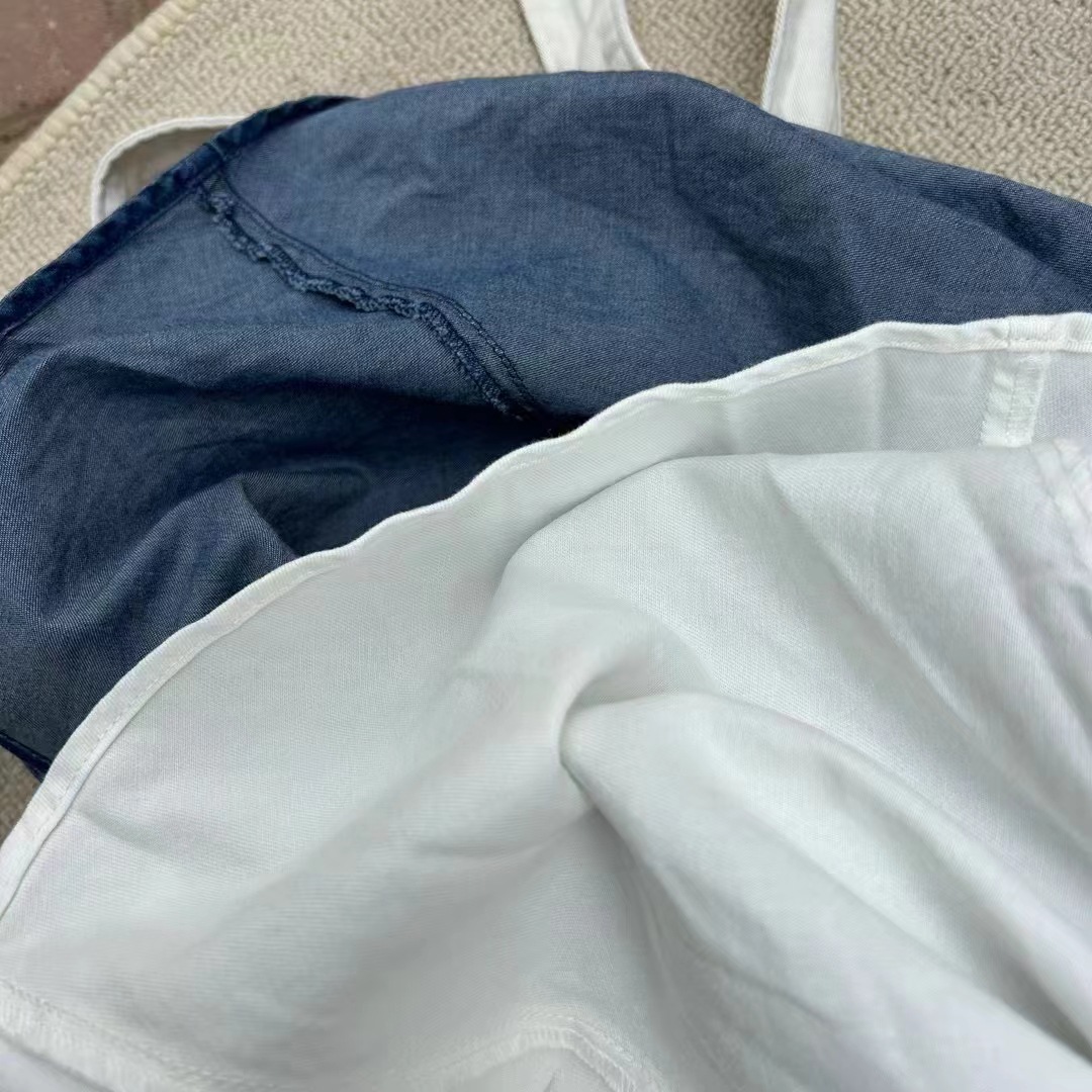 24 día nuevo vestido de correa de niños vaquero vestido de correa de niña