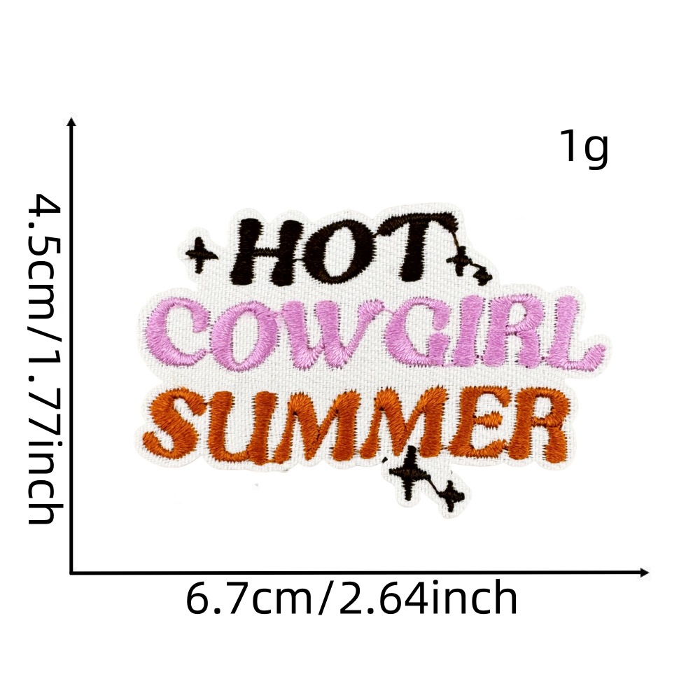 5g Weight Clothing Sticker Patches Classification 1 Piece, 1 Set Quantity Nonwoven, Polyester Material Color Block, Star, Heart Shape Pattern Cute Style 1 Piece 1 Set Cute Color Block Star Heart Shape Nonwoven Polyester Clothing Sticker Patches 16
