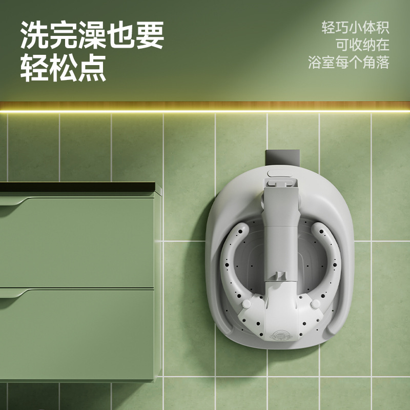 Transfronterizos bebés de pie bañera infantil bañera máquina de lavado de traseros artefacto plegable bañera antideslizante