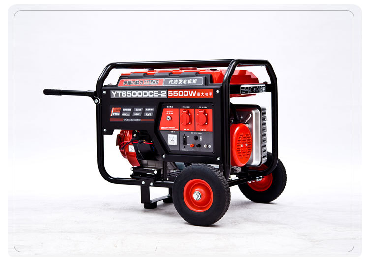 伊藤动力雨雪灾害应急5KW电启动单相220V汽油发电机YT6500DCE-2