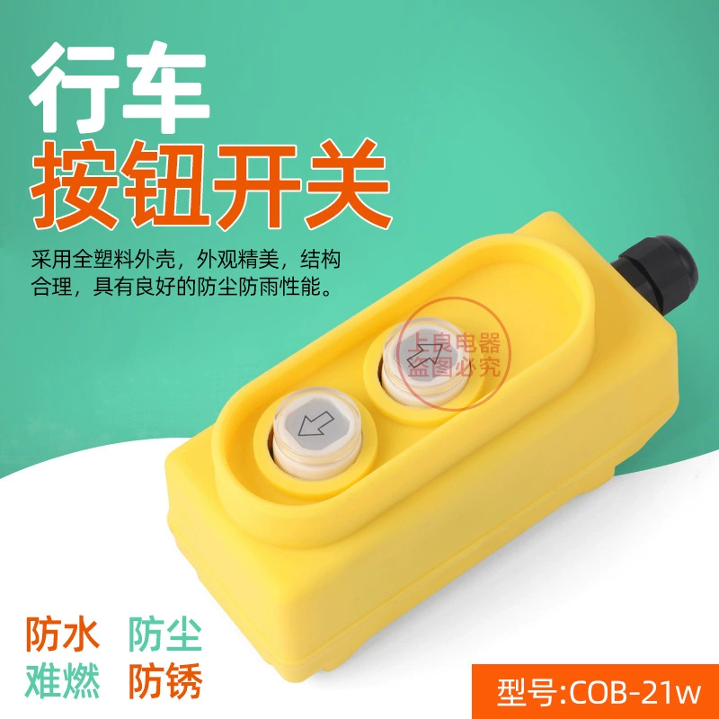 COB-21W переключатель Электрической Лебедки переключателя крана Кнопки перемещения фабрики сразу 2 вверх и вниз
