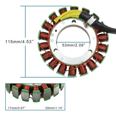 Kawasaki Kvf360 21003-0095 Alovlanma bobini (Babinalar)
