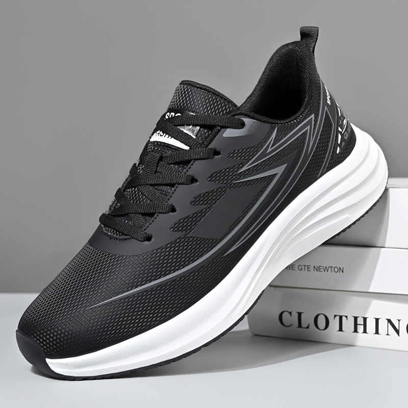 2025 Autumn and Winter Leather Warm Running Shoes, Casual, Versatile and Comfortable Sports Shoes, New Men's Shoes