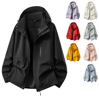 男女外套工作服运动爬山登山服夹克户外徒步防风衣防水百搭冲锋衣
