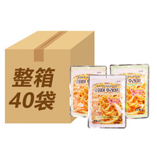 维艾福缔韩式油炸鱿鱼丝芥末黄油蒜香味鱿鱼条小吃零食整箱