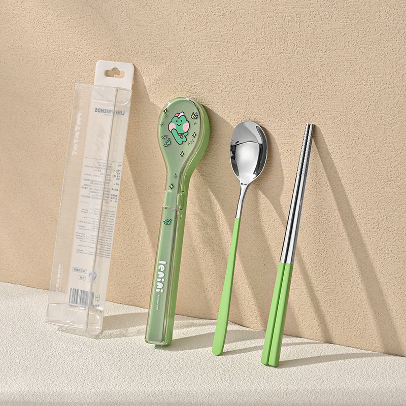 오리 개구리 스테인레스 스틸 세트