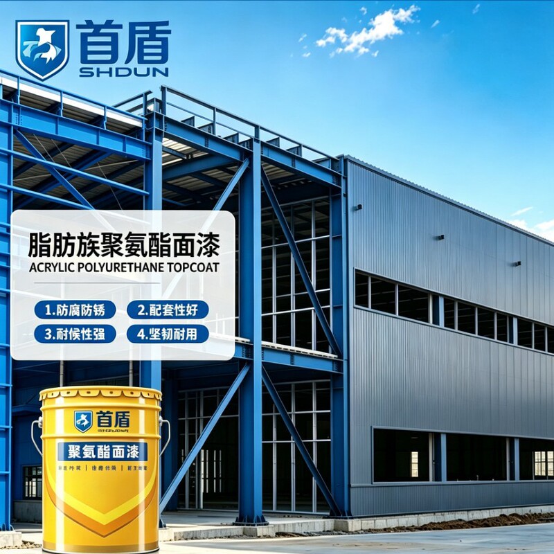 Aliphatic Polyurethane Topcoat for Outdoor Steel Structures, Color-Preserving, Anti-Corrosion, Weather-Resistant, Acid-Alkali Resistant, Protective Coating for Infrastructure Projects Aliphatic Polyurethane Topcoat for Outdoor Steel Structures, Color-Preserving, Anti-Corrosion, Weather-Resistant, Acid-Alkali Resistant, Protective Coating for Infrastructure Projects