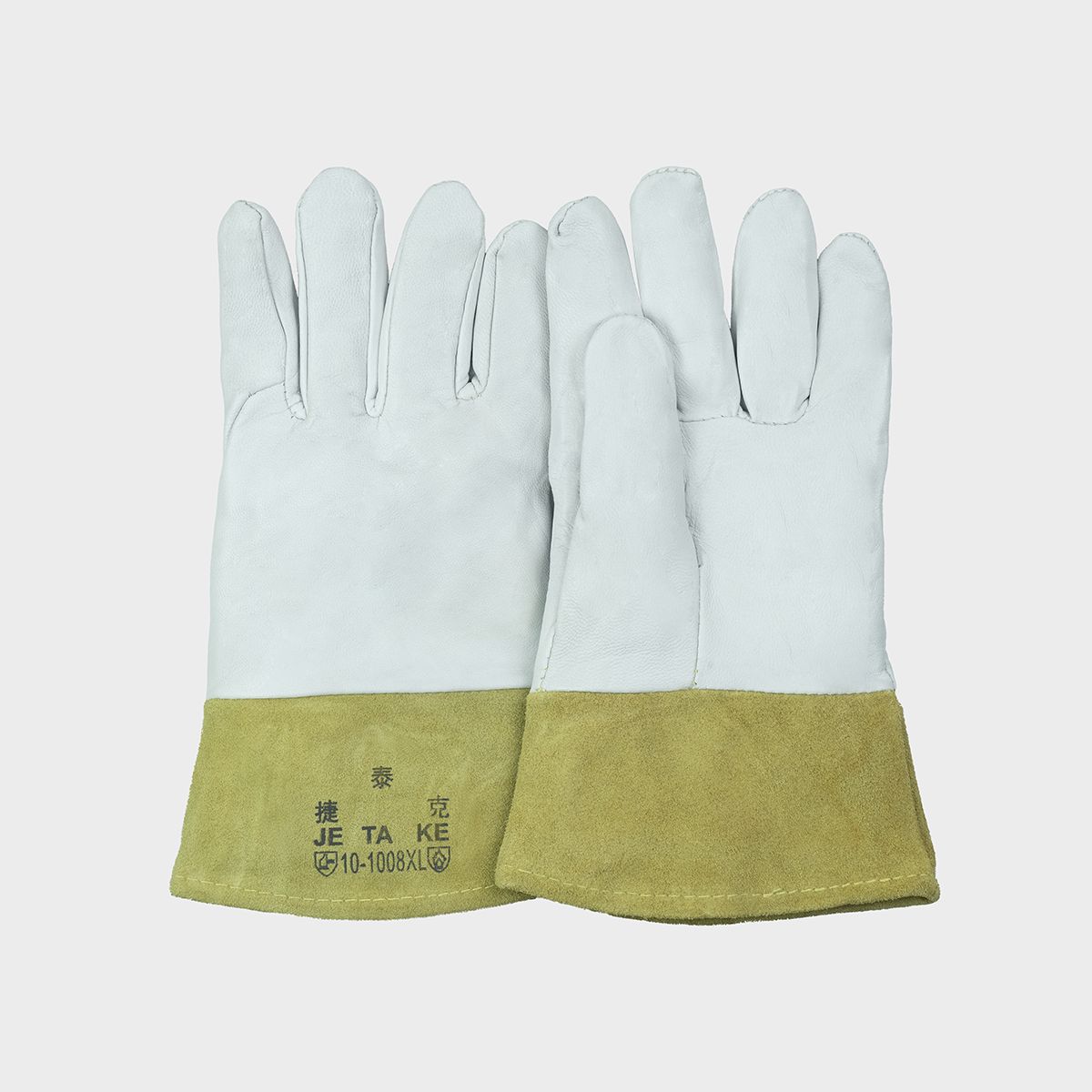 捷泰克批发羊青皮短款氩弧焊手套TIG焊接电焊手套手套无内衬切割