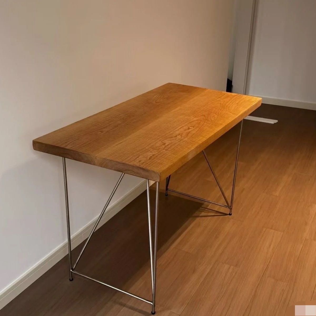 Solid Wood Computer Table Double E-Sports Table Home Desktop Bedroom Office Workbench Long Desk Workbench Others