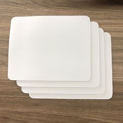工場直販熱転写マウスパッド素材天然ゴム珪藻土白マウスパッド原料卸売