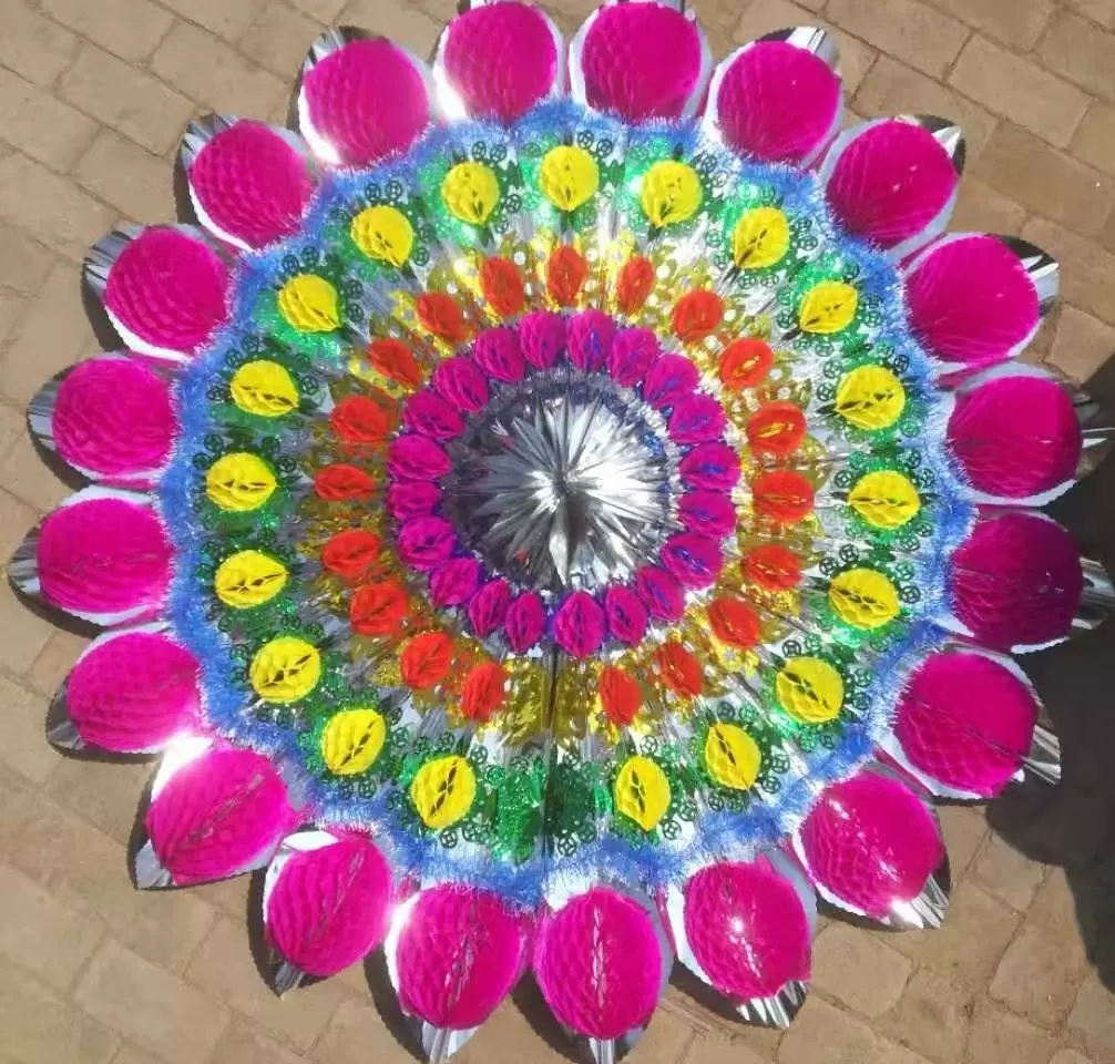 亮花圈半成品不带伞架 殡葬用品亮圈批发 花圈寿衣纸活纸扎殡葬用