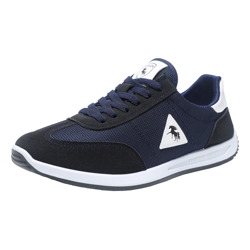 Primavera y verano nuevos zapatos de hombre de malla plana transpirables y cómodos, zapatos deportivos, zapatos casuales, zapatos de hombre de comercio exterior