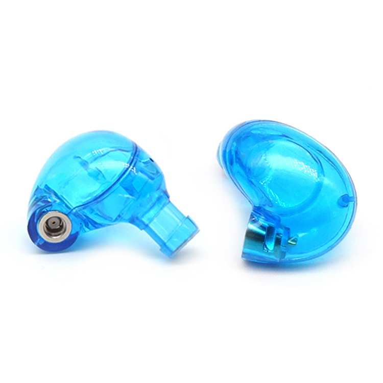 透明耳机壳DIY圈铁MMCX插针母座耳机外壳适合10MM喇叭单元SE846