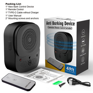 Amazon's New Ultrasonic Dog Training Device, Anti-Barking Device, Rechargeable Anti-Barking Device, Variable Frequency Dog Training and Repelling Device, Pet Supplies