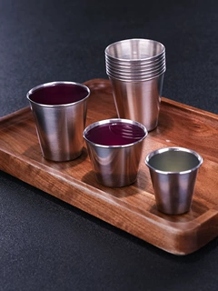 不锈钢子弹杯 shot杯 调酒杯 龙舌兰一口杯 鸡尾酒杯子