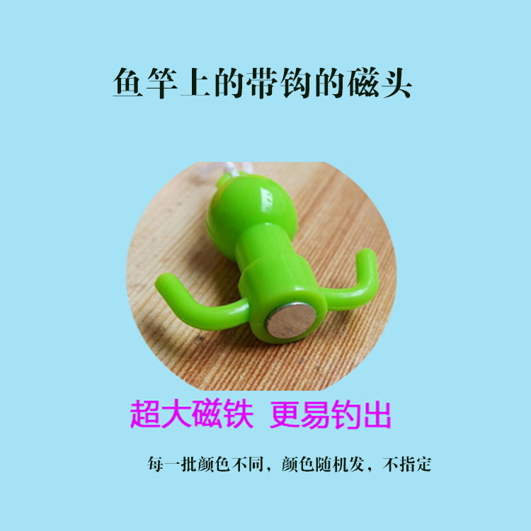 Head with hook on fishing rod