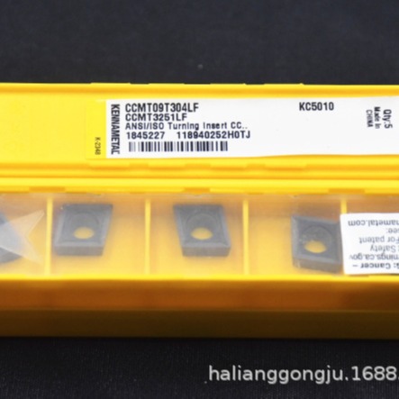 数控刀片 肯纳数控刀头CCMT120408LF KCP10加工钢件 全新肯纳