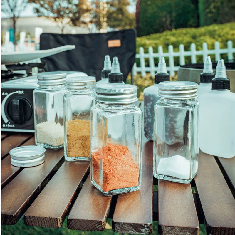 Стеклянный разбрасыватель перца барбекю MSG соляная банка кухонная бутылка для приправ Бытовая коробка для приправ банка для приправ