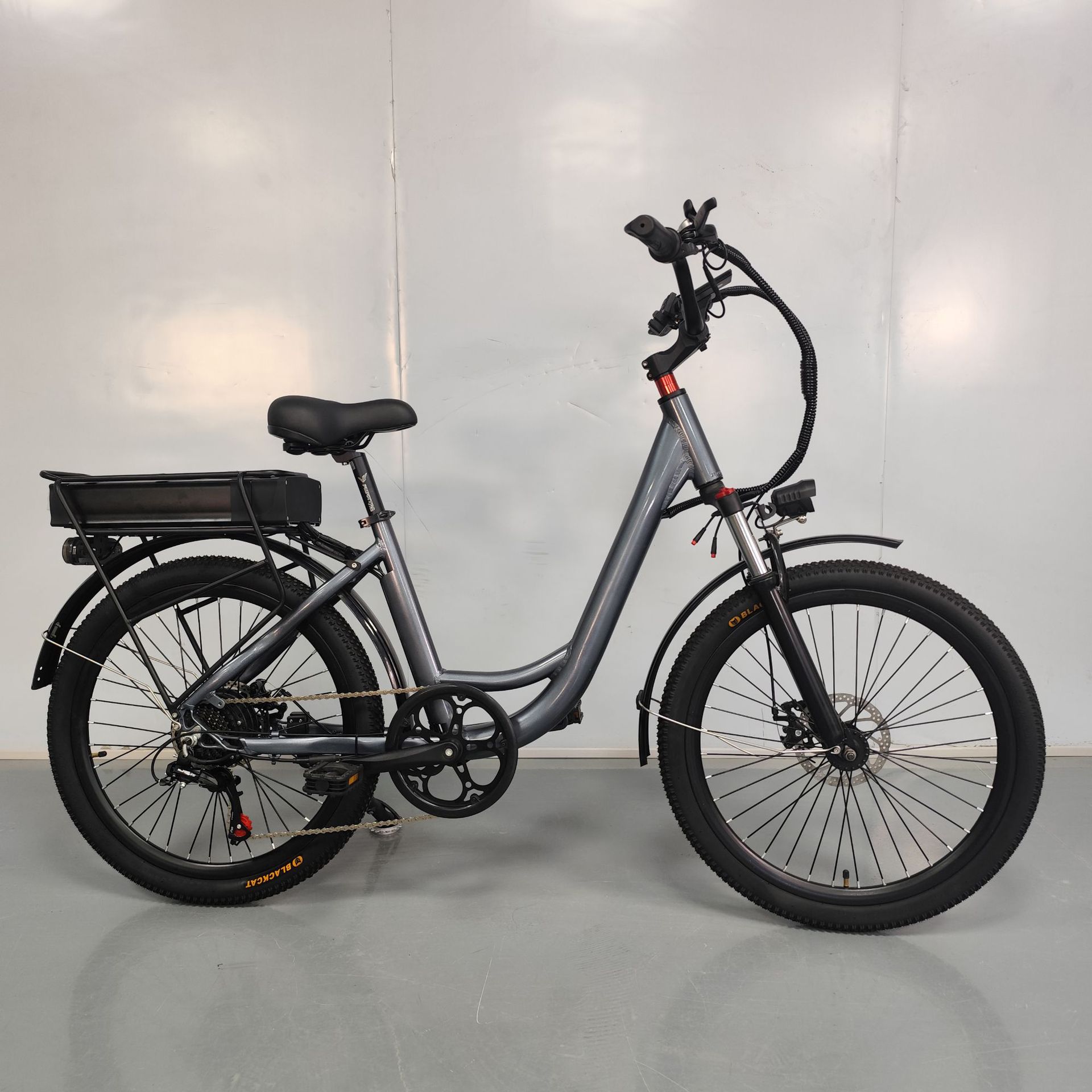 26 inch Electric Bicycle Lightweight Step-Through Mountain Bike