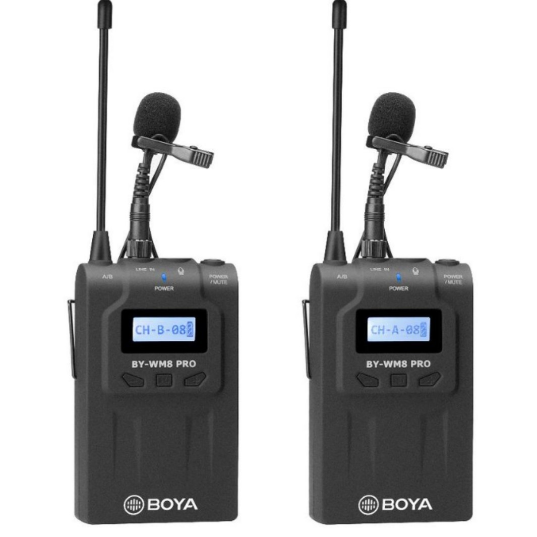 BOYA BOYA WM8 PRO K2 원 드래그 두 SLR 카메라 마이크로 단일 카메라 꿀벌 칼라 클립 마이크