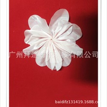 源头批发手工雪纺花朵 手工钉珠花朵 各种手工布料花 DIY手工花