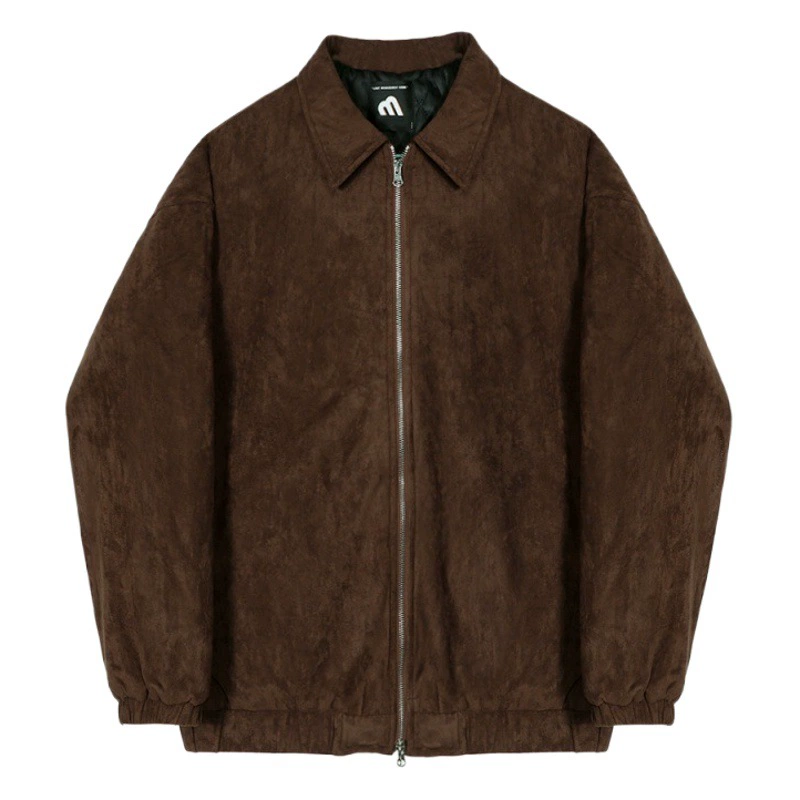 Замшевая куртка MYQ, мужское зимнее пальто с хлопковой подкладкой, свободная флисовая подкладка, утепленное пальто с хлопковой подкладкой, куртка с хлопковой подкладкой Advanced Sense