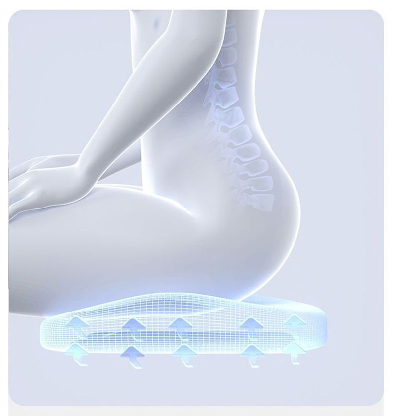 Car Seat Cushion Lumbar Support Set Memory Foam Office Seat Cushion Lumbar Support for Long Driving Comfort and Not Tiring Lumbar Support Cushion