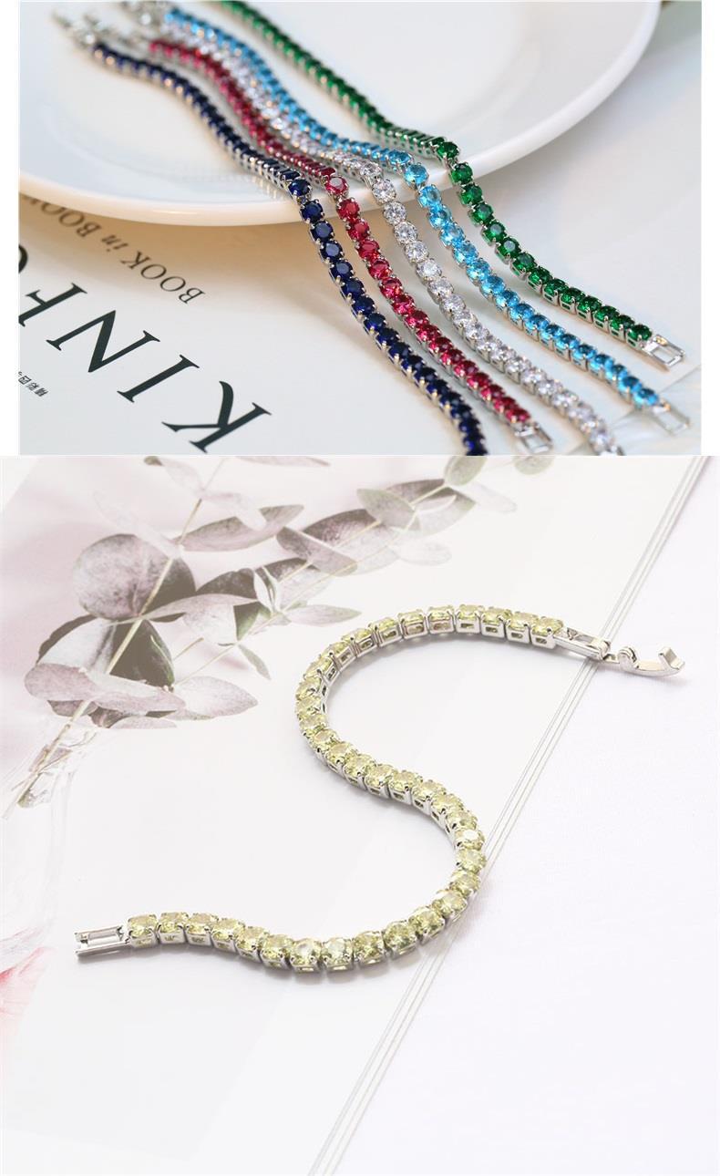 Women'S Gender Fashion Geometric Copper Plating Zircon Bracelets