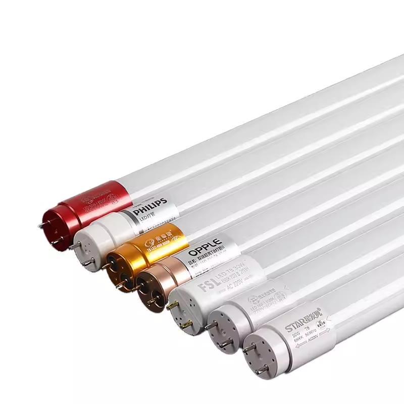 Tubo T8 1,2 m lámpara fluorescente led de ahorro de energía tubo recto tubo de vidrio de doble extremo tubo de luz lámpara de marca Mulinsen