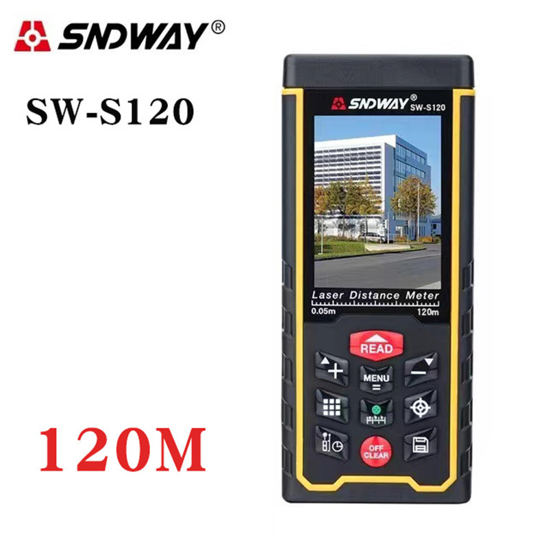 SNDWAY/深达威激光测距仪彩屏充电SW-S120/SW-S100 手持式测距仪