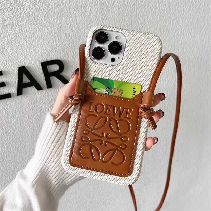 in stock Wholesale New LW Suitable for Ip16promax Crossbody Phone Case Lanyard Card Case Huawei P70 Internet Celebrant