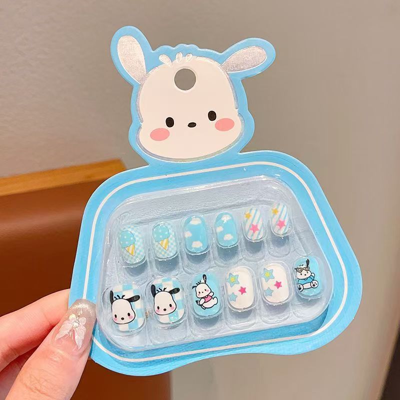 Adorable Sanrio pegatinas de uñas para niños con uñas exquisitas Kolomi Melaty pegatinas de uñas parches de uñas image 38
