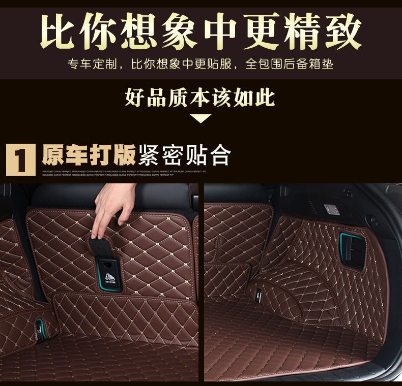 Full-Coverage Trunk Mats for Various Car Models, Eco-Friendly and Odor-Free, Suitable for Hundreds of Car Models