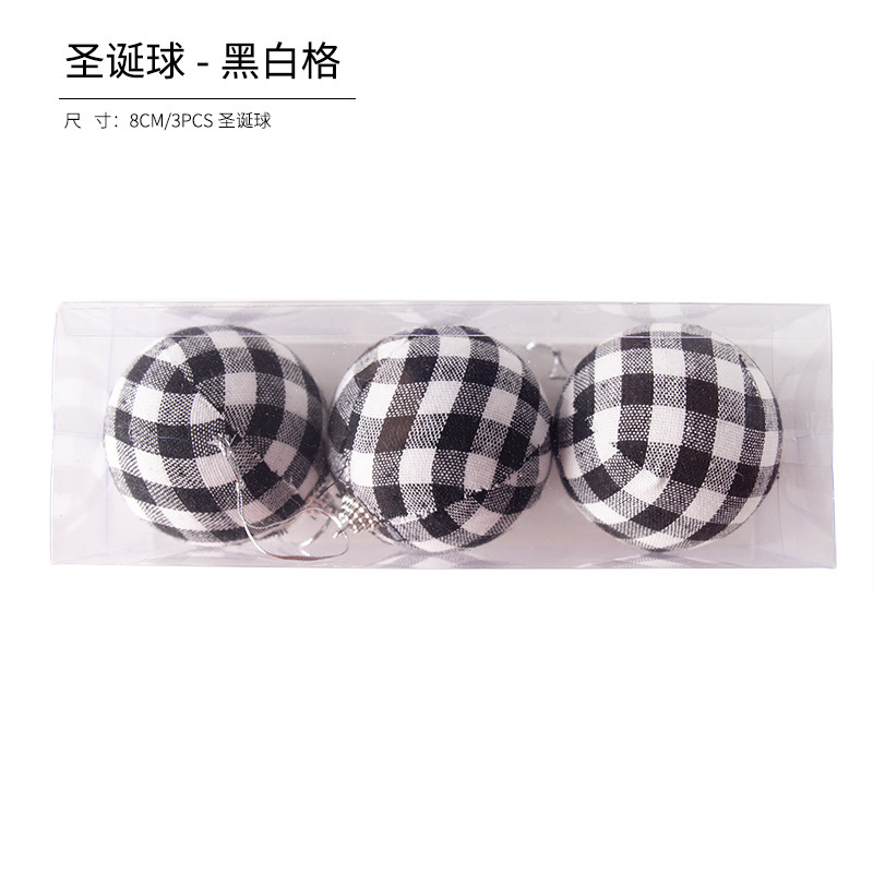 Bola de Navidad árbol de Navidad adornos de decoración colgante de bola de colores accesorios de material de Navidad DIY decoración de Navidad al por mayor