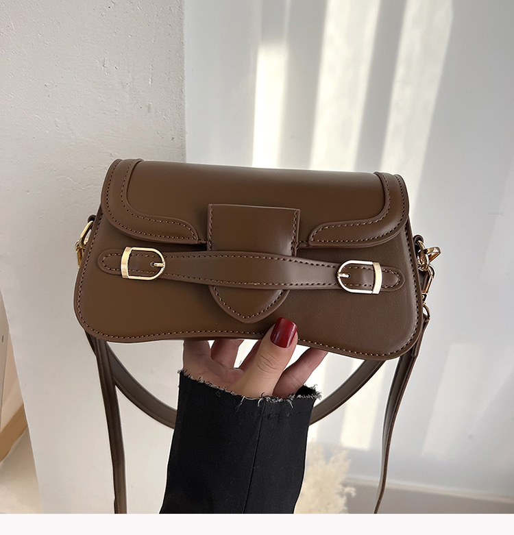 Autumn And Winter Women's Bag New Fashion Niche Retro Small Bag Shoulder Underarm Bag display picture 4