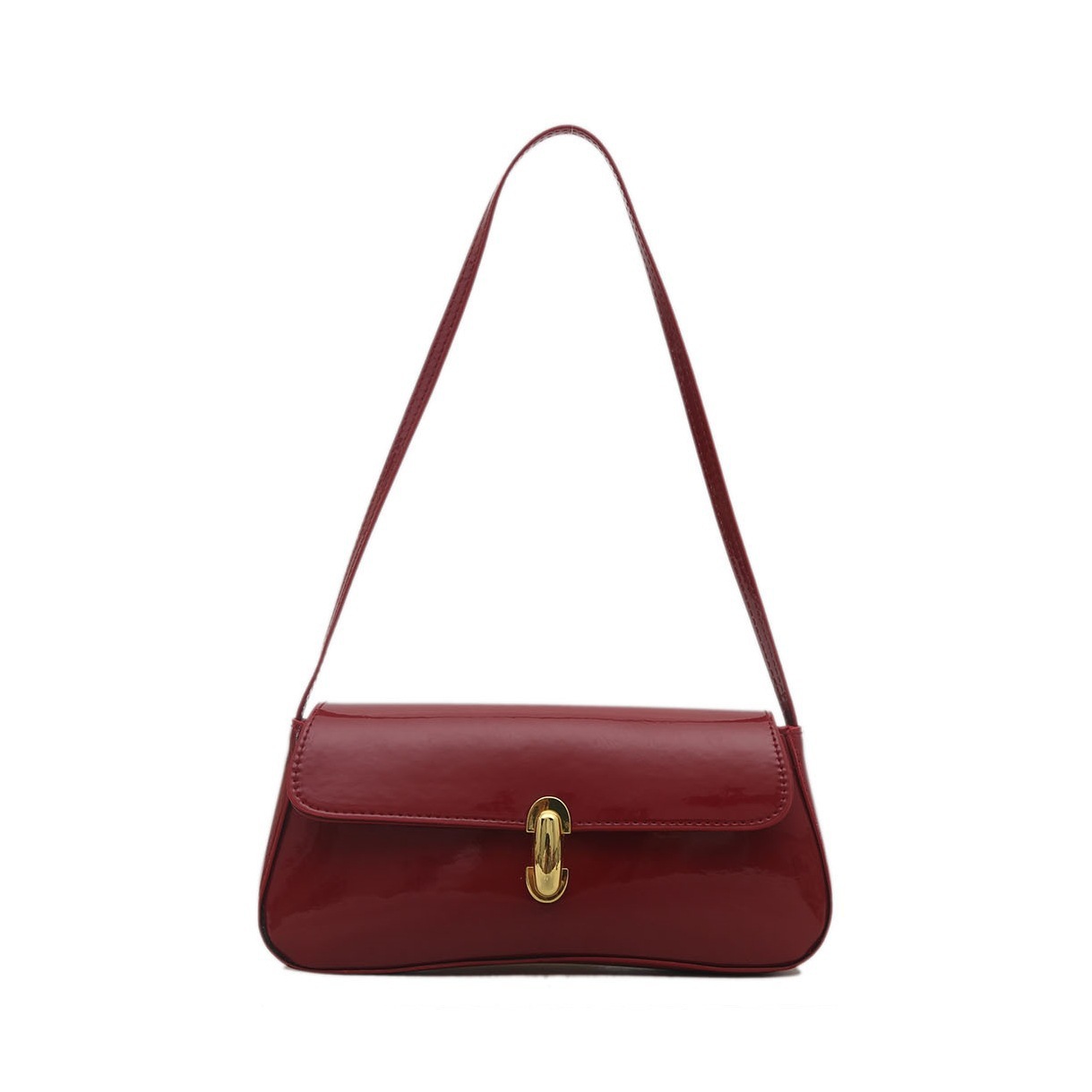 French Niche Stylish Underarm Bag Women's Baguette Bag Wholesale 2025 New Model Versatile Handbag Ins Shoulder Bag