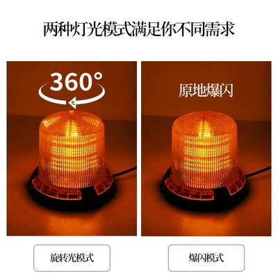 Traffic Safety Round Light with – Roof Light
