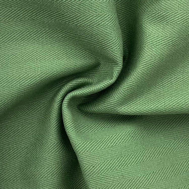 Tejido de algodón orgánico suave de color para ropa