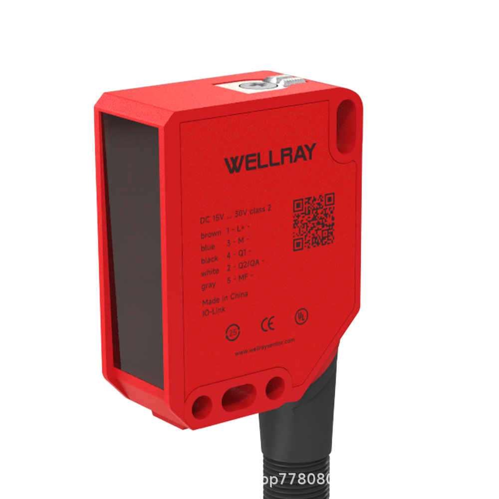 漫反射抗光背景抑制测距光电传感器