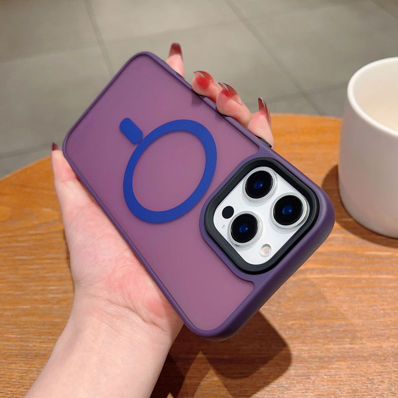 Apple 16 大きな開口部の肌触りの良い16ProMax磁気吸着15携帯電話ケース14レンズ大開口金盾保護に適しています|undefined