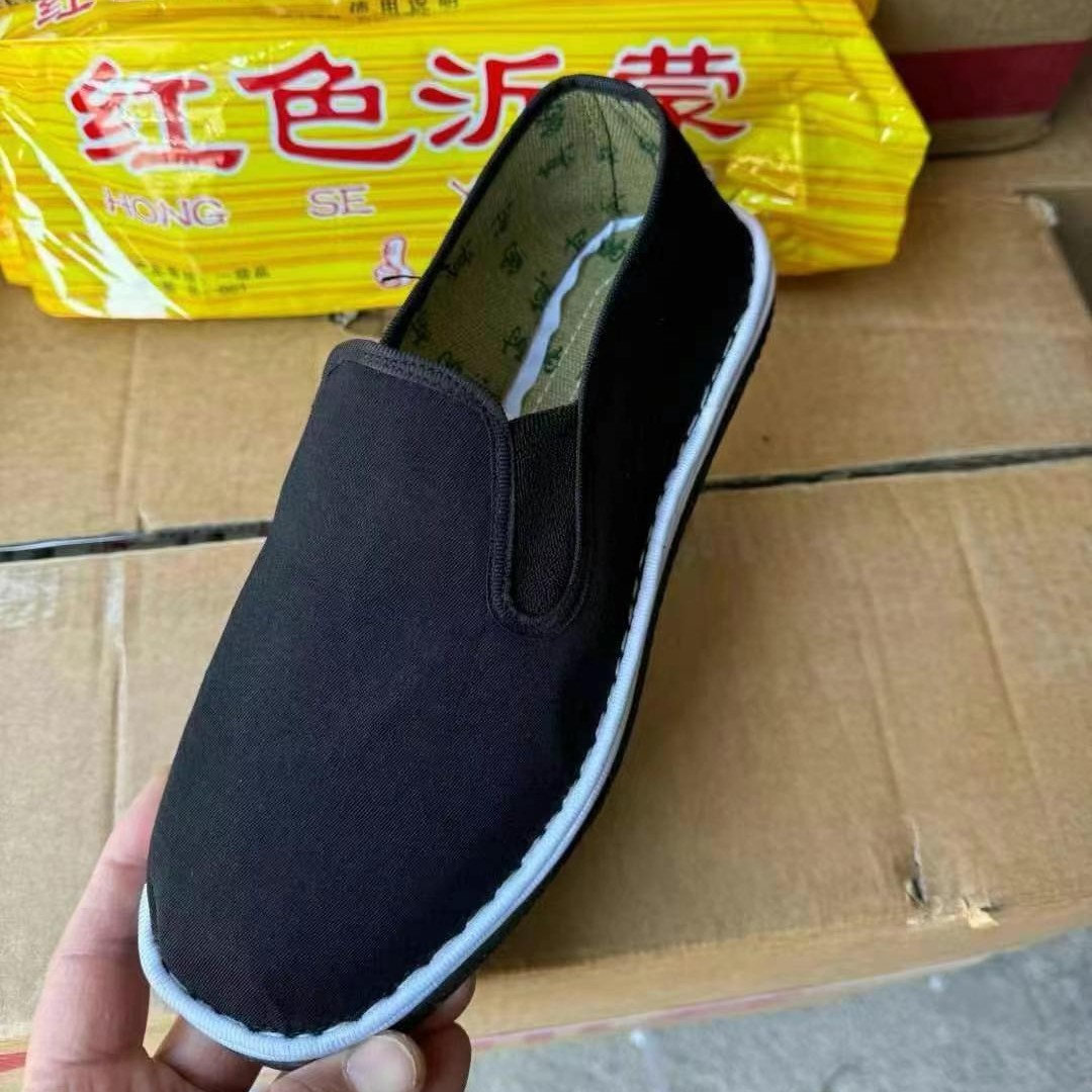 【特厚轮胎底布鞋】老北京男四季低价跑量工作鞋子轮胎底鞋底耐磨